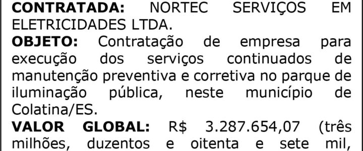 EXTRATO DE CONTRATO Nº 018-OBR/2024 – PMC