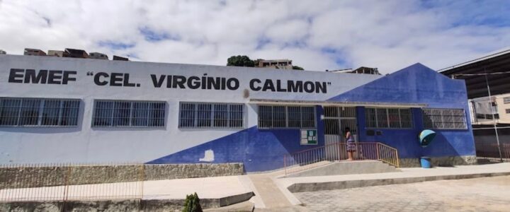 Guerino  Balestrasssi reinaugura reforma da escola Virgínio Calmon no bairro Vila Lenira