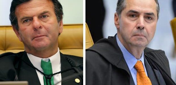 Barroso e Fux discutem em sessão do STF