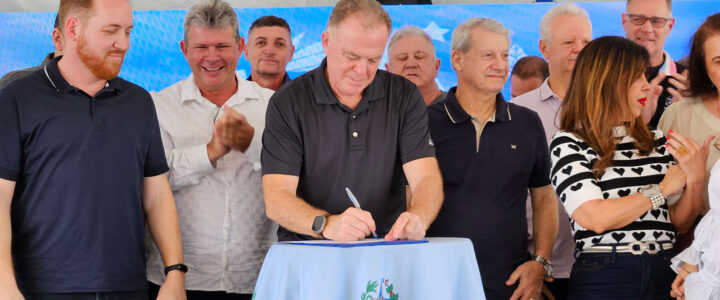 Renato Casagrande entrega obras e anuncia novos investimentos em Governador Lindenberg