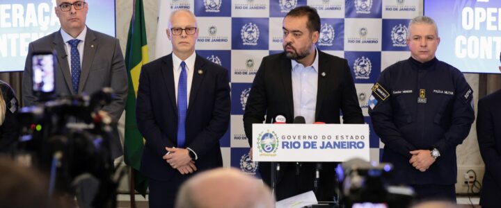 Cláudio Castro agradece apoio de governadores após Operação Contenção e prega integração para vencer o crime organizado: ‘soma ou suma’