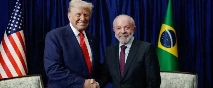 Comércio e crime organizado serão temas da reunião entre Lula e Trump