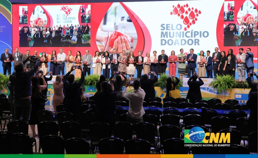 Itaguaçu e mais 59  Municípios recebem Selo de Município Doador de Sangue