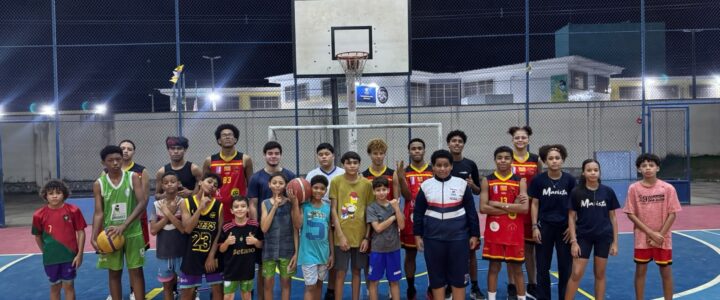 “Cesta do Futuro” leva basquete 3×3 gratuito a 150 alunos da rede pública de Vila Velha