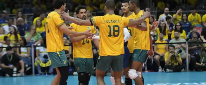 Brasil vence Venezuela e está no mundial de vôlei masculino