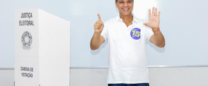 Governador Ricardo Ferraço vota em Vitória e reforça confiança na vitória